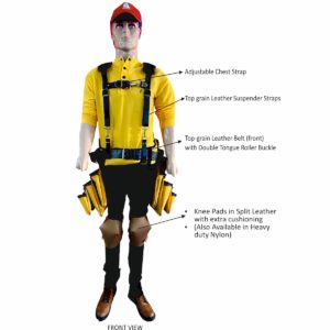 Leather Suspender Tool Belt – Heavy Duty